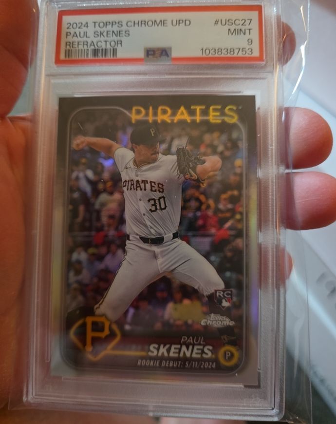2024 Topps Chrome Update #USC27 Paul Skenes — front