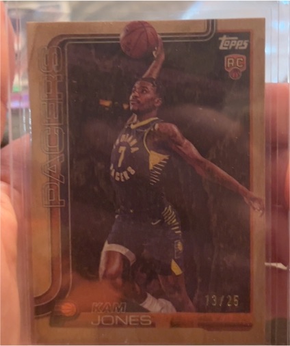 2025-26 Topps #239 Kam Jones — front