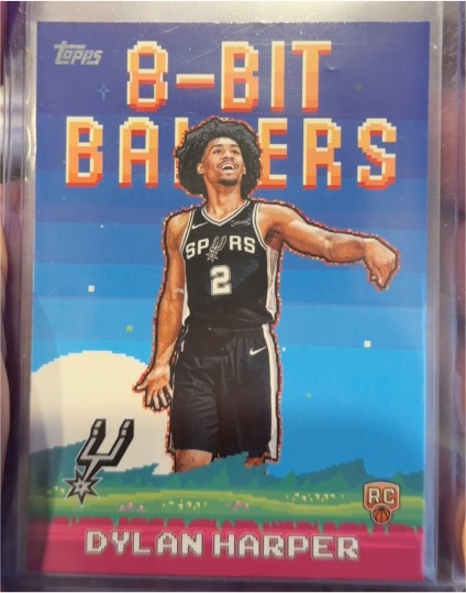 2025-26 Topps #8B-32 Dylan Harper 8-Bit Ballers — front