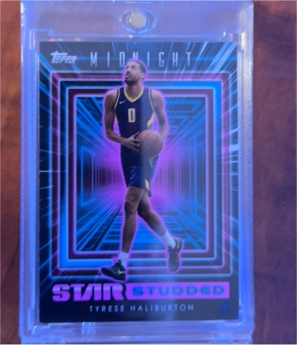 2024 Topps Midnight #SS17 Tyrese Haliburton — front