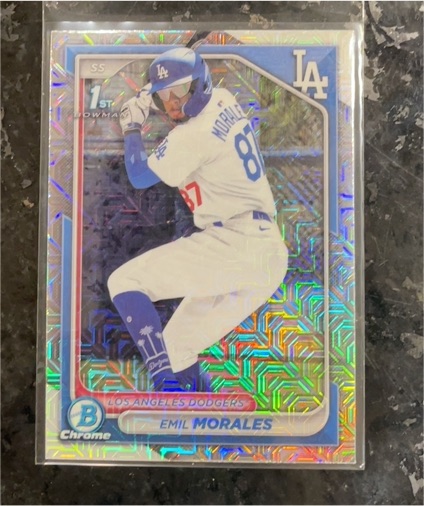 2024 Bowman Chrome #BCP-221 Emil Morales — front