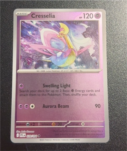 2025 Pokémon Phantasmal Flames #039 Cresselia — front