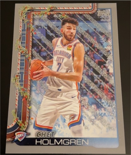 2025-26 Topps Holiday #H93 Chet Holmgren — front