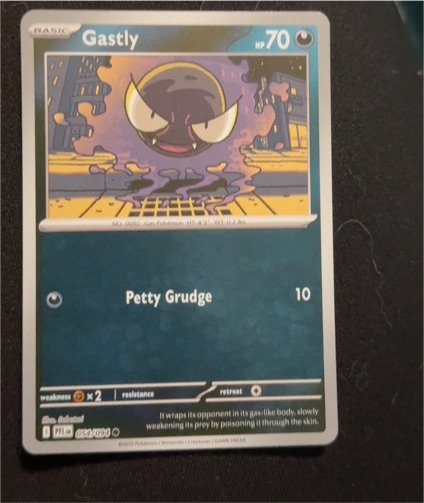 2025 Pokémon ME02 #054 Gastly — front
