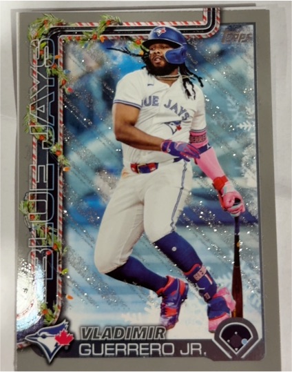 2025 Topps Holiday #H66 Vladimir Guerrero Jr. — front