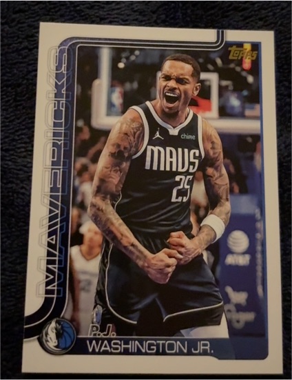 2025-26 Topps #173 P.J. Washington Jr. — front