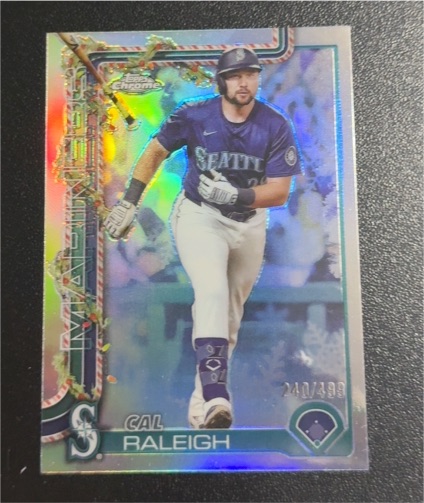 2025 Topps Holiday #H54 Cal Raleigh — front