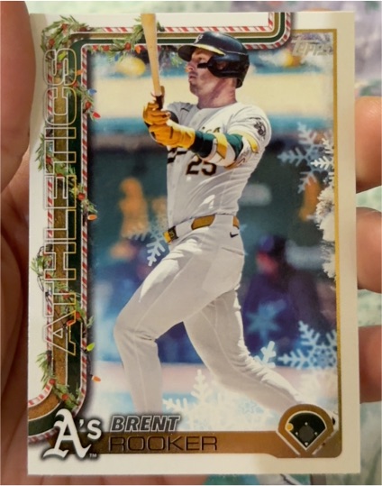 2025 Topps Holiday #H147 Brent Rooker — front