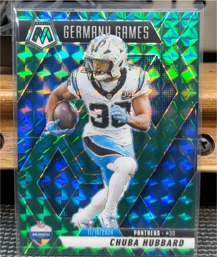 2025 Panini Mosaic #260 Chuba Hubbard — front