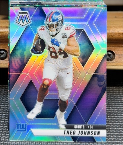 2025 Panini Mosaic #84 Theo Johnson — front