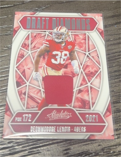 2021 Panini Absolute Draft Diamonds #172 Deommodore Lenoir — front