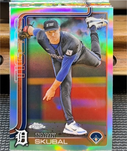 2025 Topps Chrome #258 Tarik Skubal — front