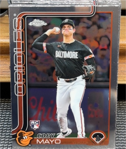 2025 Topps Chrome #120 Coby Mayo — front