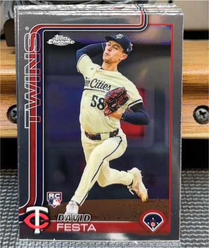 2025 Topps Chrome #156 David Festa — front