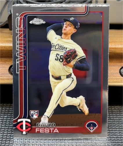 2025 Topps Chrome #178 David Festa — front