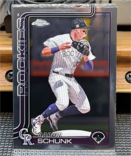 2025 Topps Chrome #238 Aaron Schunk — front
