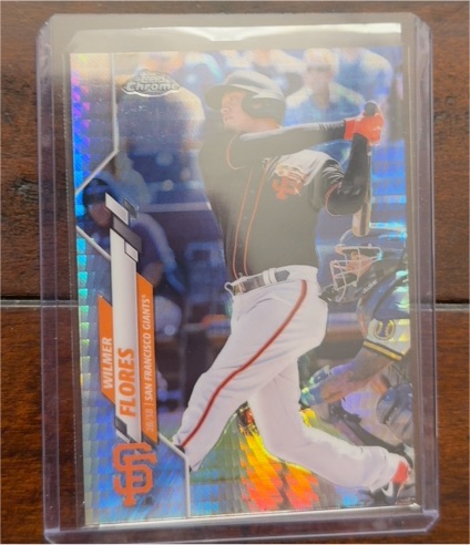 2020 Topps Chrome Update #U-156 Wilmer Flores — front