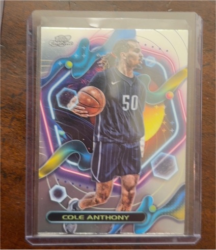 2023-24 Topps Cosmic Chrome Basketball #93 Cole Anthony — front