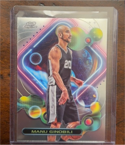 2023-24 Topps Chrome Cosmic #113 Manu Ginobili — front