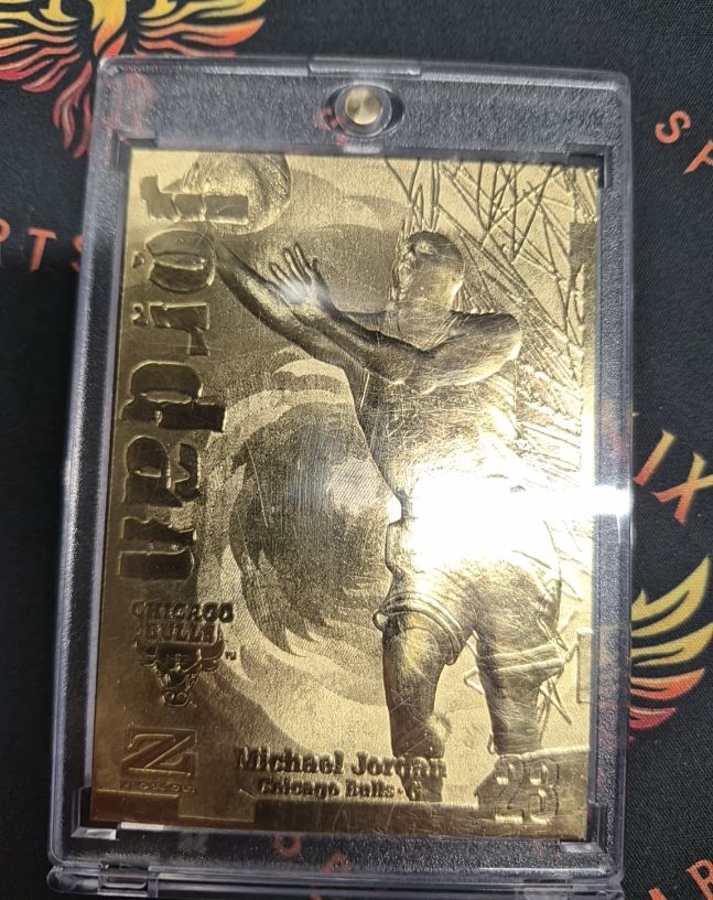 1997 Skybox Z-Force 23KT Gold #23 Michael Jordan — front