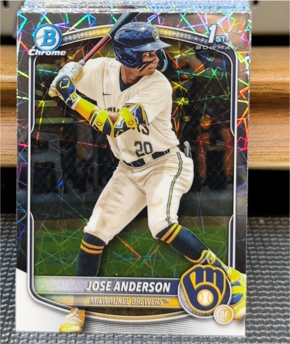 2025 Bowman Chrome #BCP-193 Jose Anderson — front
