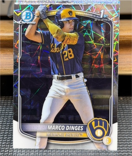 2025 Bowman Chrome #BCP-183 Marco Dinges — front