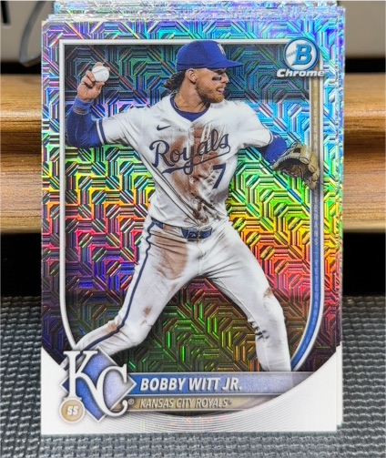 2025 Bowman Chrome #7 Bobby Witt Jr. — front