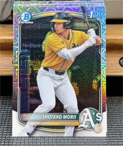 2025 Bowman Chrome #BCP-170 Shotaro Morii — front