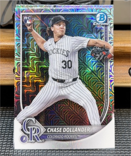 2025 Bowman Chrome #62 Chase Dollander — front