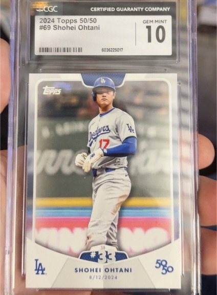 2024 Topps 50/50 #69 Shohei Ohtani — front