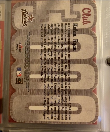 2000 Fleer 3000 Club #3000 Cal Ripken Jr. — front