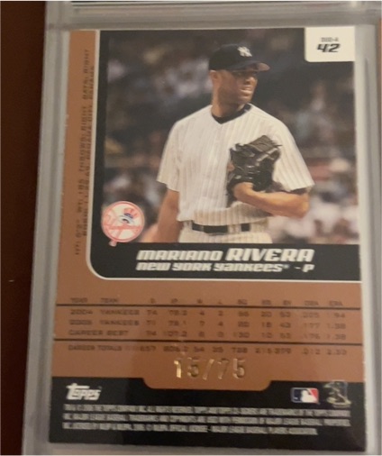 2003 Topps #42 Mariano Rivera — front