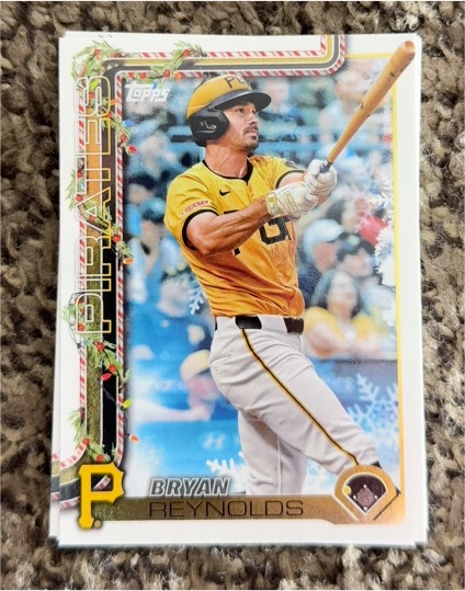 2025 Topps Holiday #H138 Bryan Reynolds — front