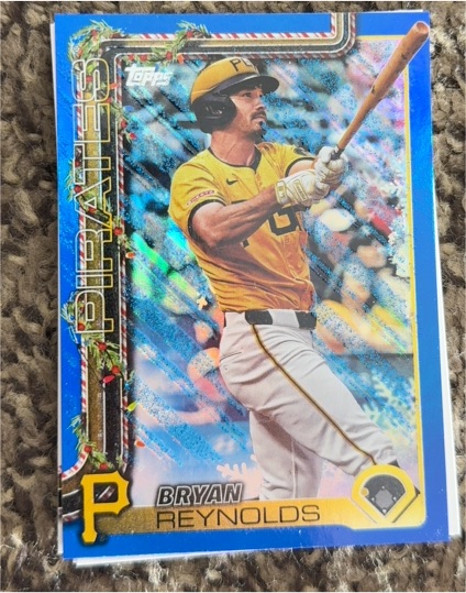 2025 Topps Holiday #H138 Bryan Reynolds — front