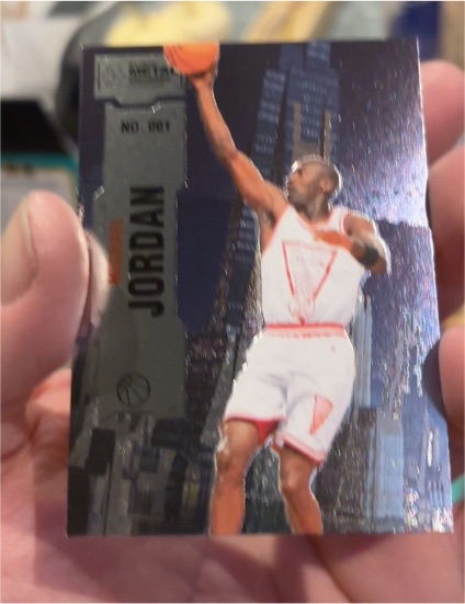 2022 Skybox Metal Universe Champions #001 Michael Jordan — front