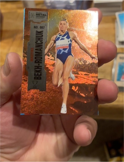2022 Skybox Metal Universe Champions #087 Maryna Bekh-Romanchuk — front