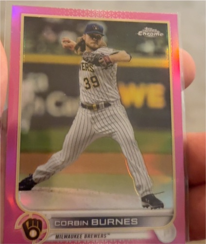 2022 Topps Chrome Update #167 Corbin Burnes — front
