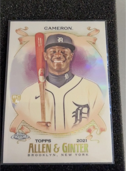 2021 Topps Allen & Ginter #105 Daz Cameron — front