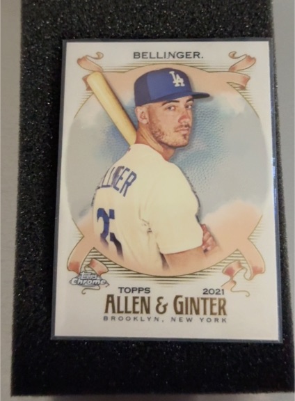 2021 Topps Allen & Ginter Chrome #98 Cody Bellinger — front