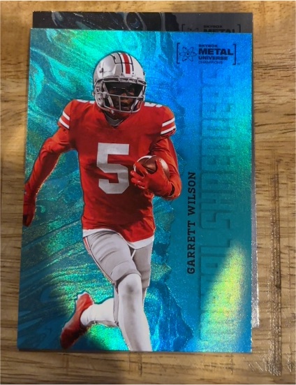 2022 Skybox Metal Universe Champions #148 Garrett Wilson — front
