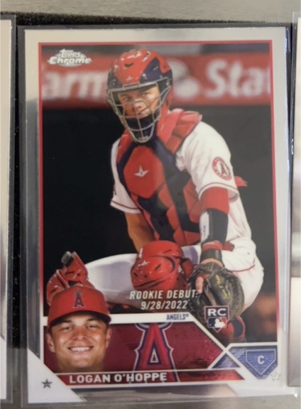 2023 Topps Chrome Update #USC62 Logan O'Hoppe — front