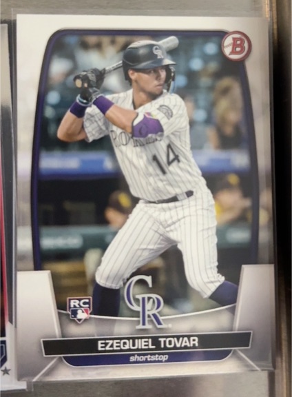 2023 Bowman #15 Ezequiel Tovar RC — front