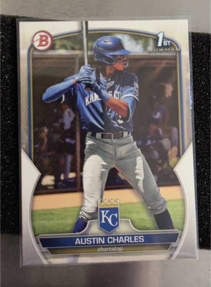 2023 Bowman #BP-17 Austin Charles — front