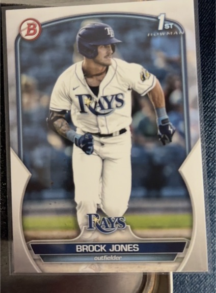 2023 Bowman Chrome #BCP-115 Brock Jones — front