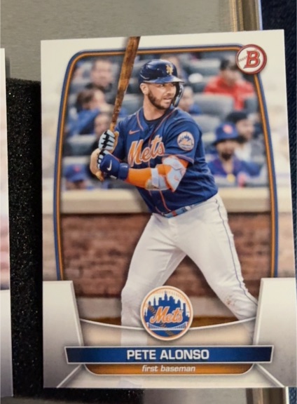 2023 Bowman #78 Pete Alonso — front