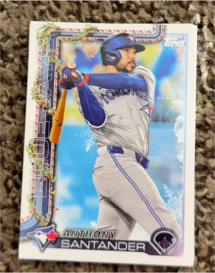 2025 Topps Holiday #H14 Anthony Santander — front