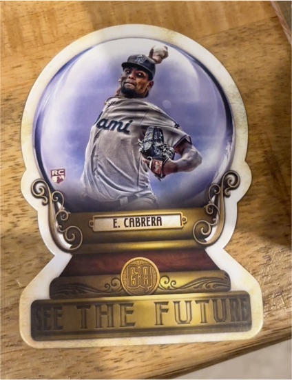 2022 Topps Gypsy Queen See The Future #CG-21 Edward Cabrera — front