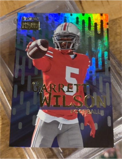 2022 Skybox Metal Universe Champions #S-9 Garrett Wilson — front