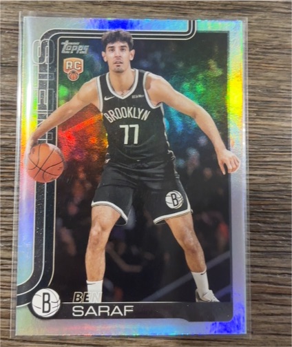 2025-26 Topps #226 Ben Saraf — front