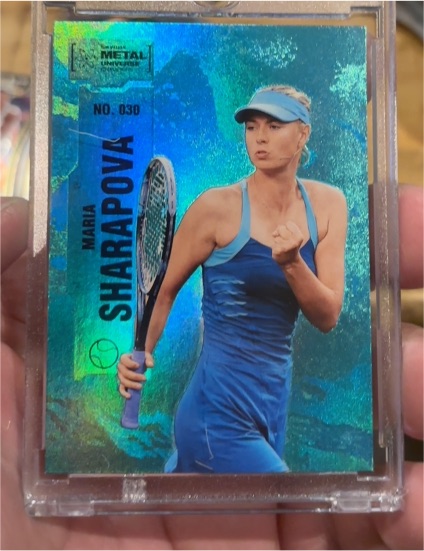 2022 Skybox Metal Universe Champions #030 Maria Sharapova — front